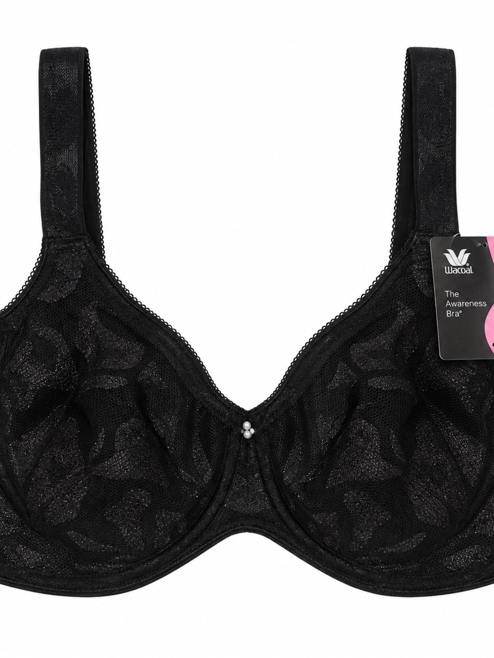 Wacoal Black Lace Underwire Support Bra